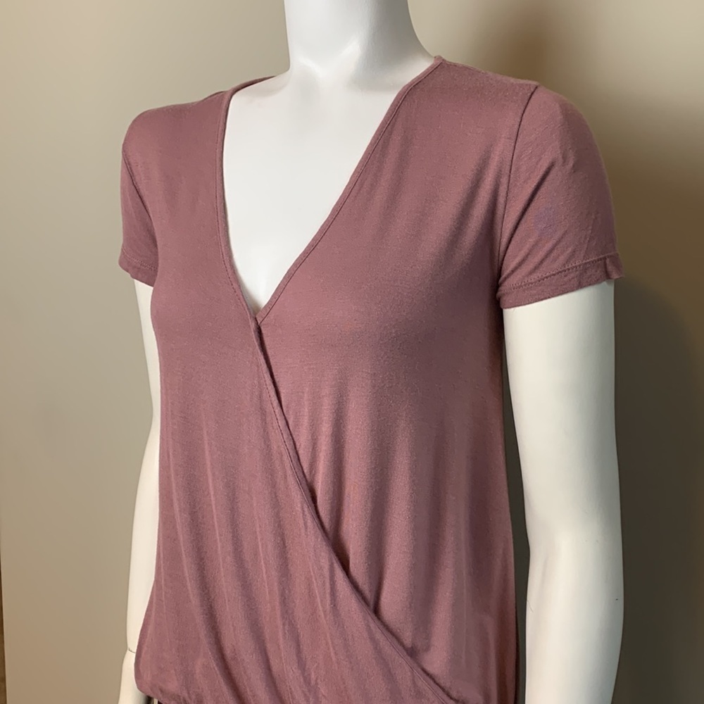 PINK ROSE •  Cross Over Top - Picture 6 of 6